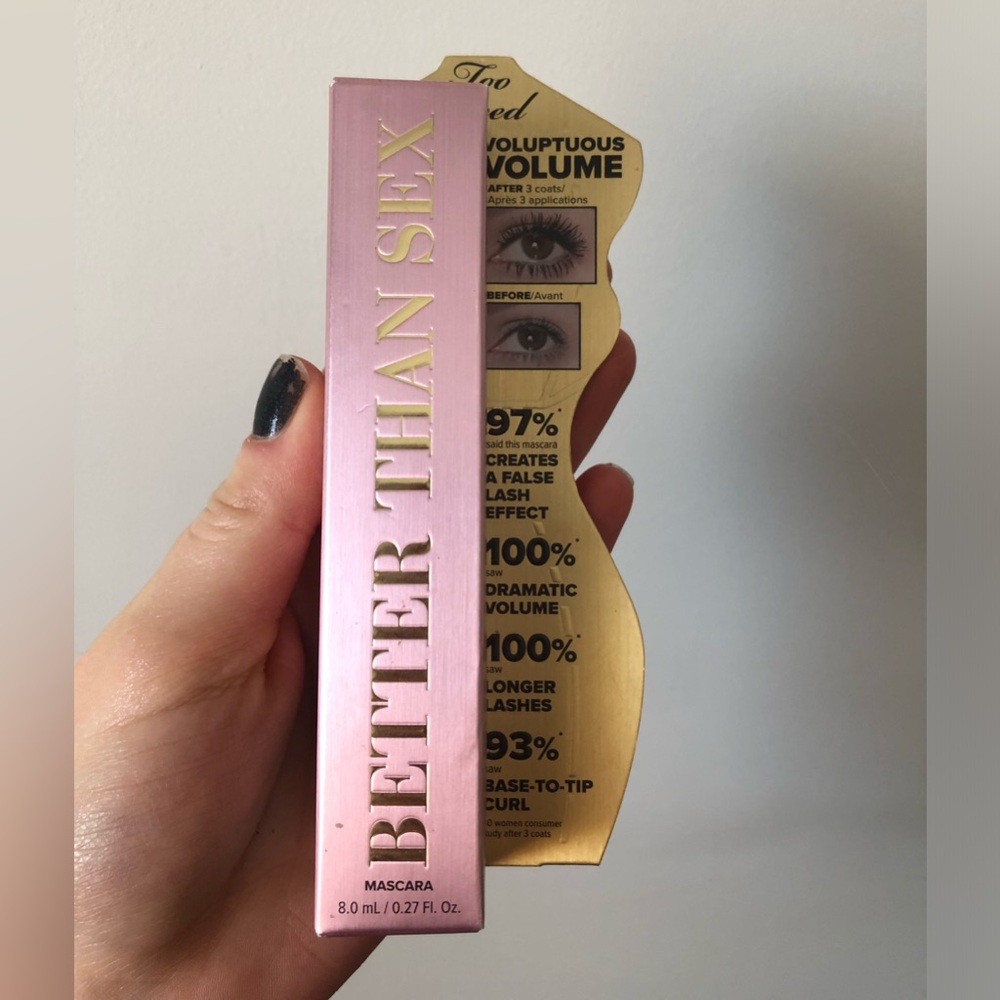 Too faced better than sex mascara. BRAND NEW. From Sephora.